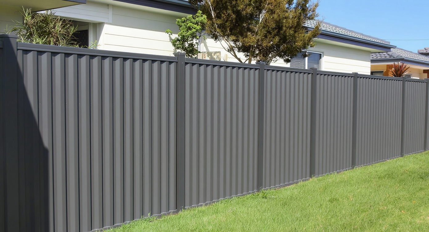 Colorbond fence installation, Gold Coast