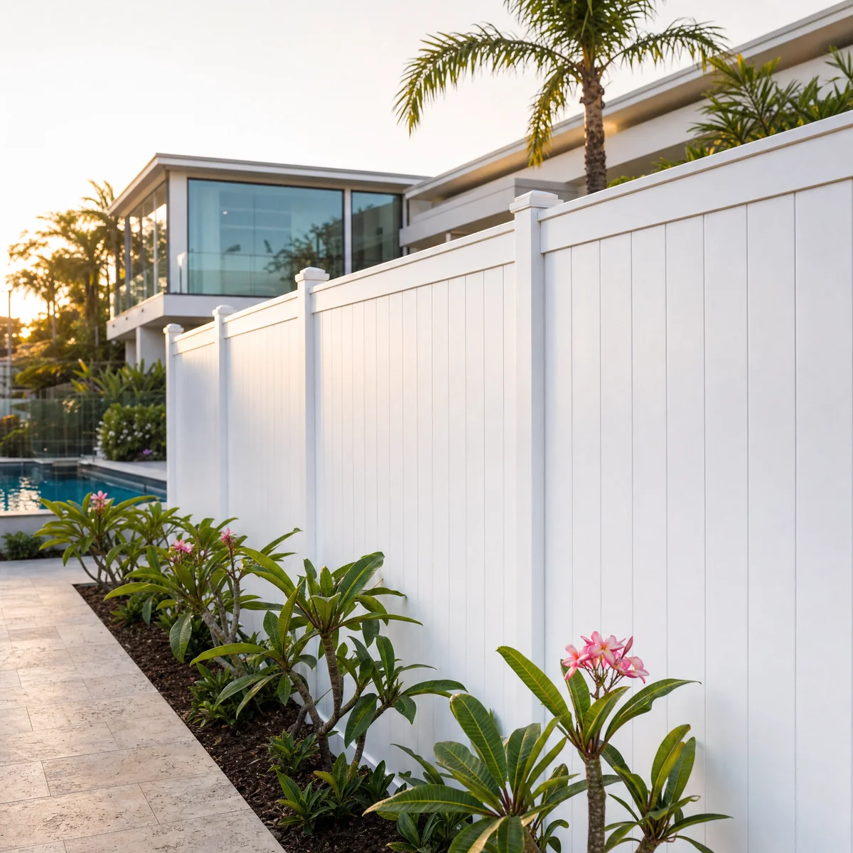 2m Full Privacy PVC fence, Gold Coast